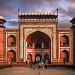 The Great Gate (Darwaza-i rauza) of Taj Mahal, Agra, Uttar Pradesh, India :: HDR