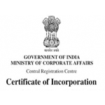 Registered Private Limited Company from Ministry of Corporate Affairs from Government of India